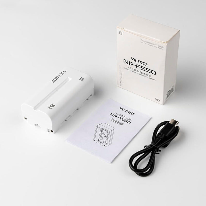 Viltrox NP-F550 NP-Fシリーズ交換バッテリー