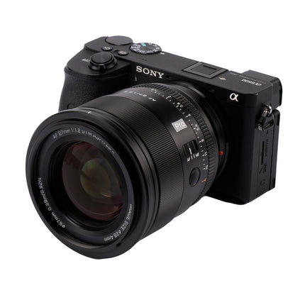 27mm F1.2 Pro APS-C E Lens on-camera image