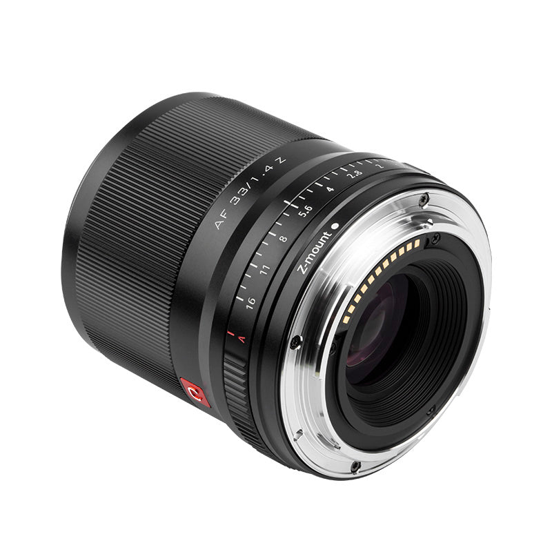 33mm F1.4 APS-C Z Lens back details2