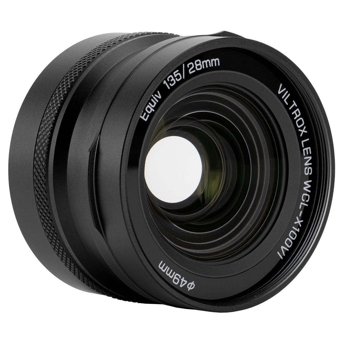 VILTROX 0.8倍 ワイドコンバージョンレンズ FUJIFILM X100専用 広角コンバージョンレンズ 49mm専用設計 富士フイルム X100VI/X100V/X100F 対応 シルバー WCL-X100VI (シルバー, 0.8× ワイド)