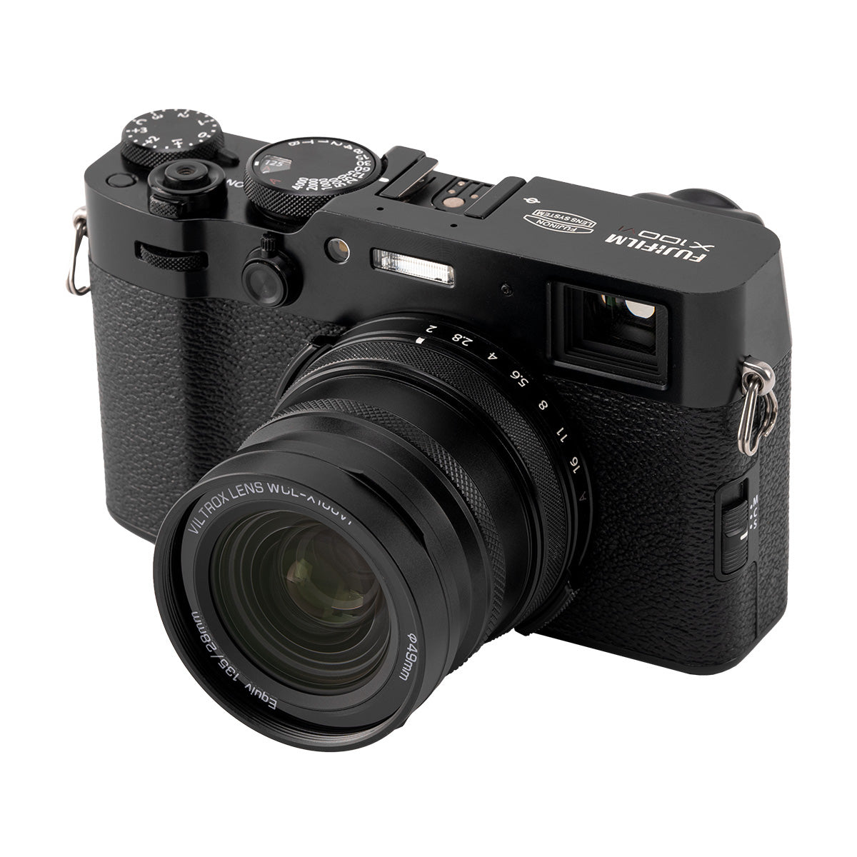 VILTROX 0.8倍 ワイドコンバージョンレンズ FUJIFILM X100専用 広角コンバージョンレンズ 49mm専用設計 富士フイルム X100VI/X100V/X100F 対応 シルバー WCL-X100VI (シルバー, 0.8× ワイド)