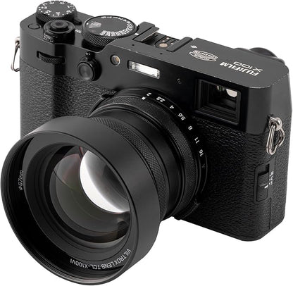 VILTROX 1.4× テレコンバージョンレンズ FUJIFILM X100用 望遠コンバージョンレンズ 49mm専用設計 富士フイルム X100VI/X100V/X100F 対応  TCL-X100VI