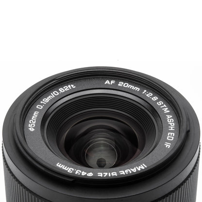 Viltrox AF 20mm F2.8 Full Frame Lens For Sony E - Mount - Viltrox Storecamera lens